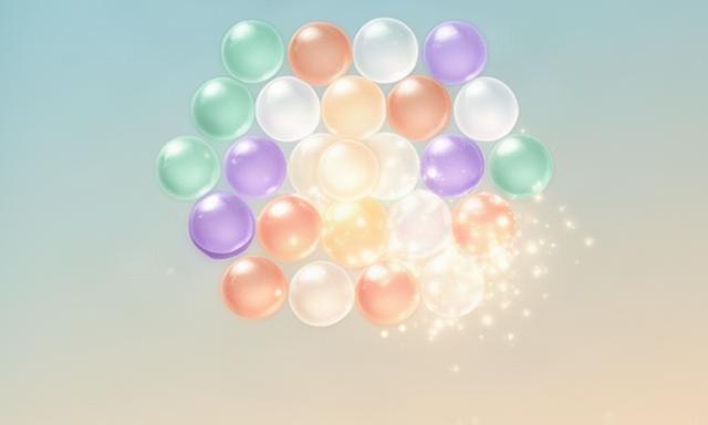 Nuova schermata del casual game Bubble Pop con colori morbidi e progressione evidente